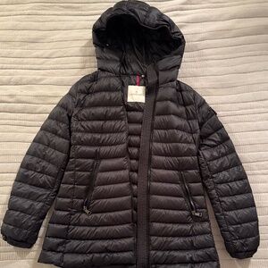 Moncler Women’s lightweight black puffer jacket size 2